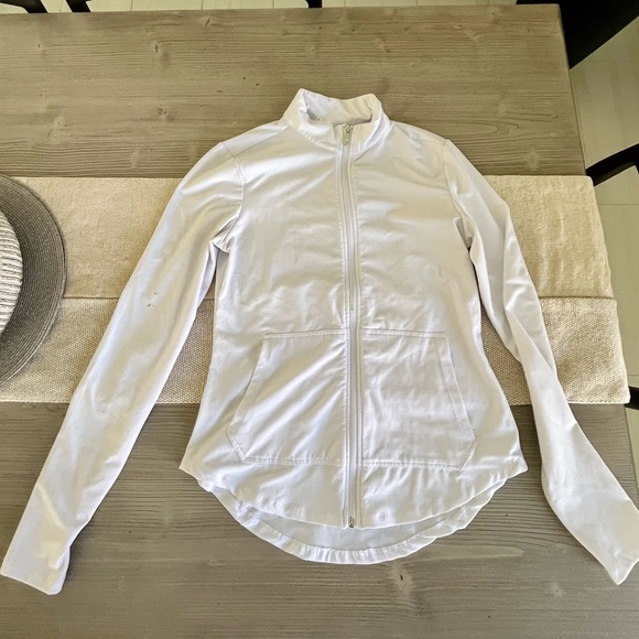 Kyodan- Women’s Recreation Zip Up Long Sleeve in white- Size M - Picture 3 of 9